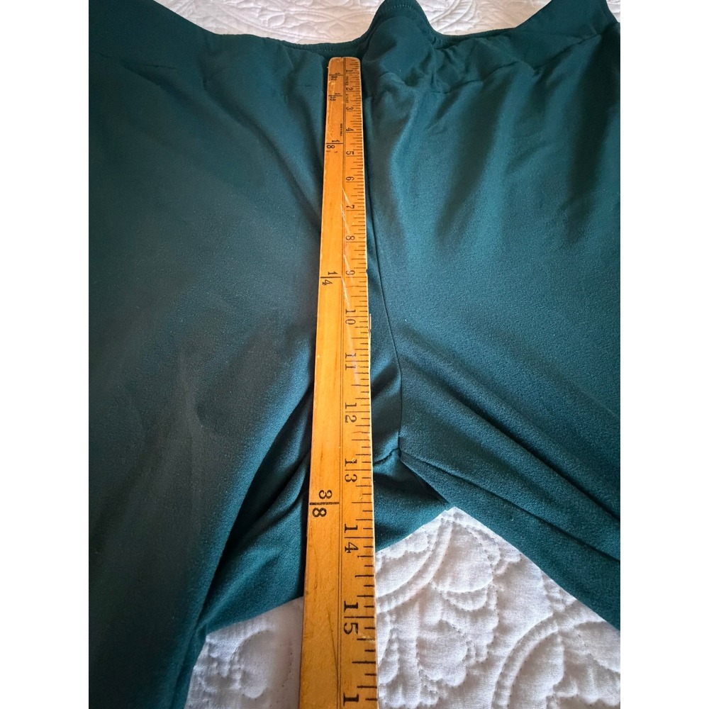 Terra & Sky Womens 3X 24W-26W Gem Slate Green Pull On Leggings TS49840 - Picture 2 of 9